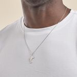 Pendentif Eudore Argent Blanc - Pendentifs Famille | Histoire d&rsquo;Or