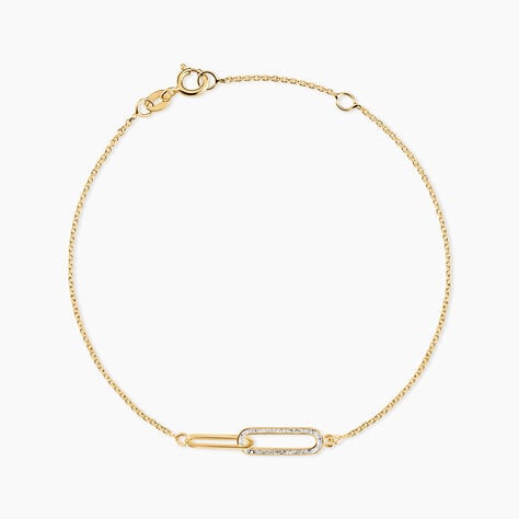 Bracelet Link Or Jaune - Bracelets Femme | Histoire d&rsquo;Or