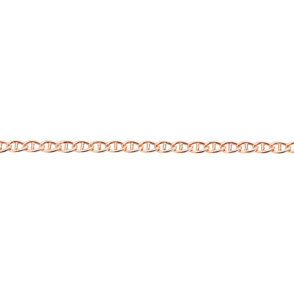 Bracelet Or Rose Maille Marine - Bracelets chaîne Femme | Histoire d’Or