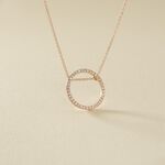Collier Alysone Argent Rose Oxyde De Zirconium - Colliers fantaisie Femme | Histoire d&rsquo;Or