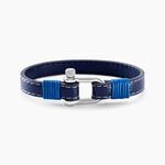 Bracelet Amarelo Acier Blanc - Bracelets Cuir Homme | Histoire d&rsquo;Or