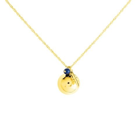 Collier My Bola Acier Jaune Aventurine - Bolas de grossesse Femme | Histoire d’Or