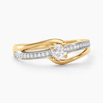 Bague Solitaire Armelle Or Jaune Oxyde De Zirconium - Bagues solitaires Femme | Histoire d&rsquo;Or