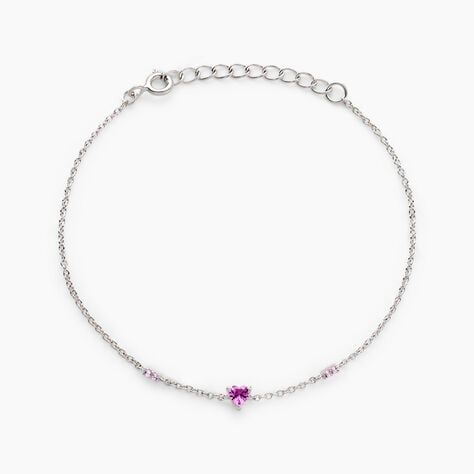 Bracelet Argent Blanc Declaration Oxyde De Zirconium - Bracelets Femme | Histoire d&rsquo;Or