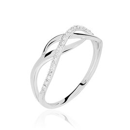 Bague Omnia Or Blanc Diamant - Bagues avec pierre Femme | Histoire d’Or
