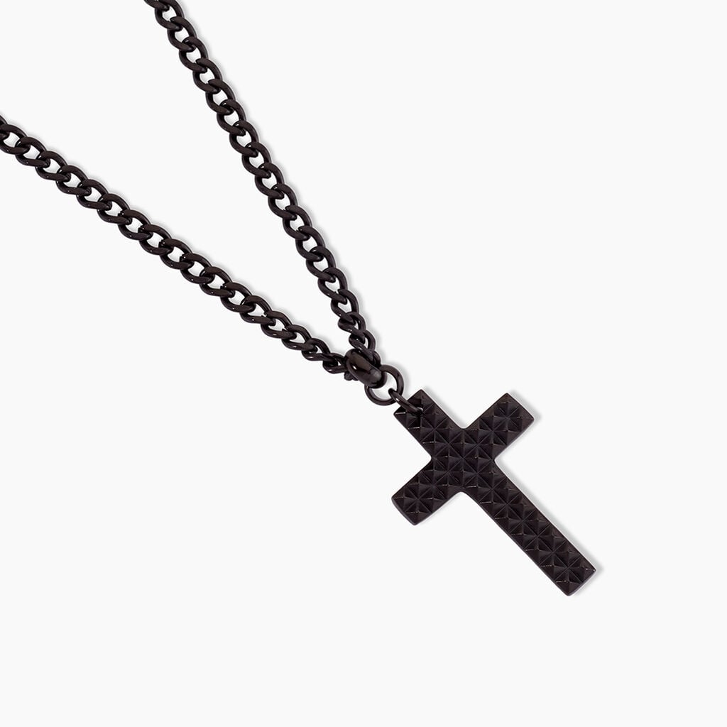 Collier M&eacute;tal Acier - Colliers fantaisie Homme | Histoire d&rsquo;Or