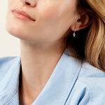 Cr&eacute;oles Sparkle Or Jaune Oxyde De Zirconium - Boucles d'oreilles cr&eacute;oles Femme | Histoire d&rsquo;Or