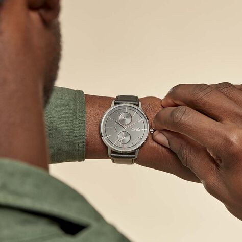 Montre Hugo Exist Noir - Montres Homme | Histoire d’Or