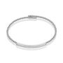 Bracelet Jonc Fuerza Argent Blanc Oxyde De Zirconium