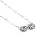 Collier Or Blanc Chlotildane Diamants - Colliers Femme | Histoire d&rsquo;Or