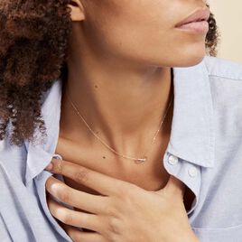 Collier Or Jaune Rosius Oxydes De Zirconium - Colliers Femme | Histoire d’Or