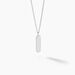 Collier Saddie Argent Blanc - Colliers fantaisie Femme | Histoire d’Or