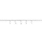 Bracelet Argent Blanc Shelia - Bracelets Femme | Histoire d&rsquo;Or