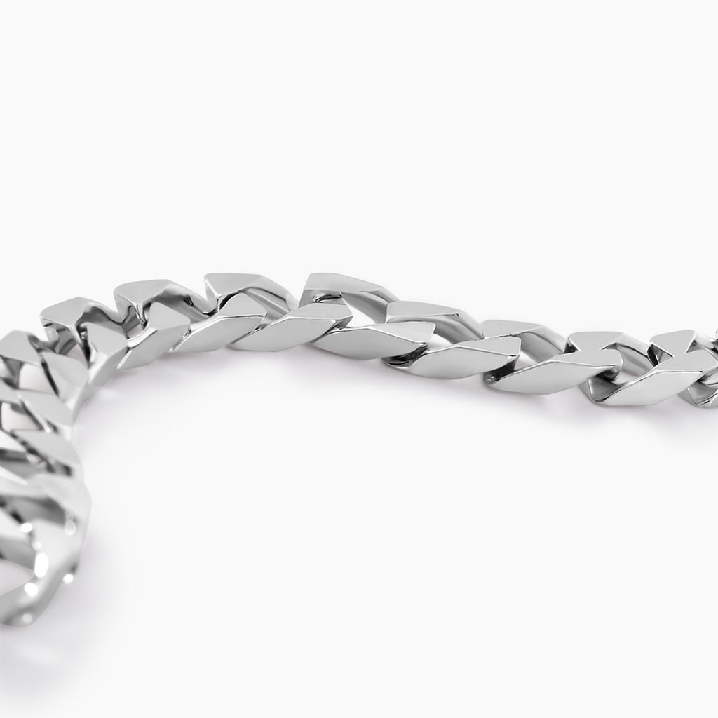 Bracelet Santino Argent Blanc - Bracelets chaîne Homme | Histoire d’Or