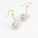 Boucles D'oreilles Pendantes Messaouda Or Jaune Strass - Boucles d'oreilles pendantes Femme | Histoire d’Or
