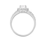 Bague Solitaire Titemae Argent Blanc Oxyde De Zirconium - Bagues solitaires Femme | Histoire d&rsquo;Or