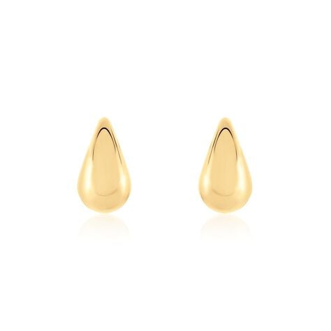 Boucles D'oreilles Puces Xenia Acier Jaune - Boucles d'oreilles fantaisie Femme | Histoire d’Or