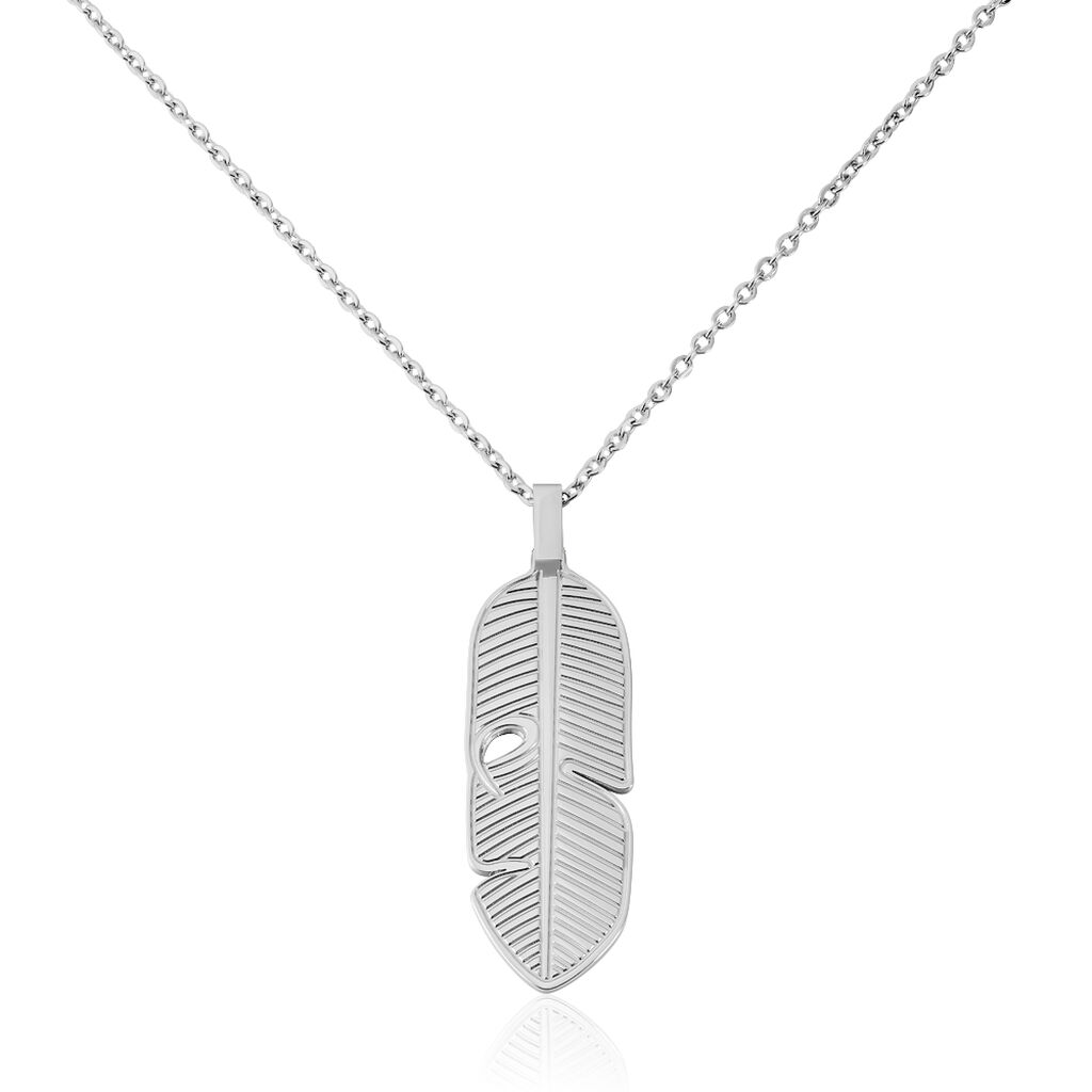 Collier Tia Acier Blanc - Colliers fantaisie Femme | Histoire d’Or