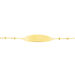 Bracelet Identité Evelina Maille Boule Or Jaune - Bracelets Communion Enfant | Histoire d’Or