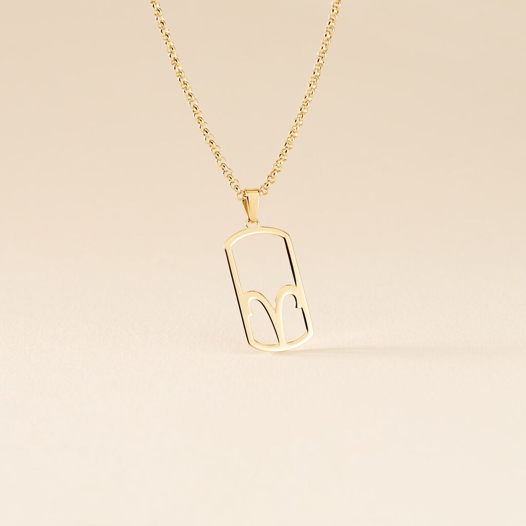 Collier Plaqué Or Prospero - Colliers Zodiaque Homme | Histoire d’Or