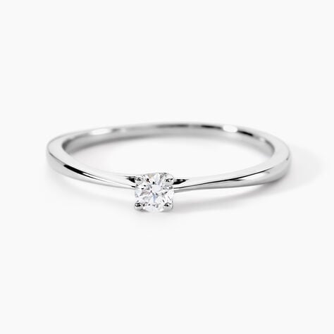 Bague Solitaire Aphrodite Platine Blanc Diamant - Bagues solitaires Femme | Histoire d’Or