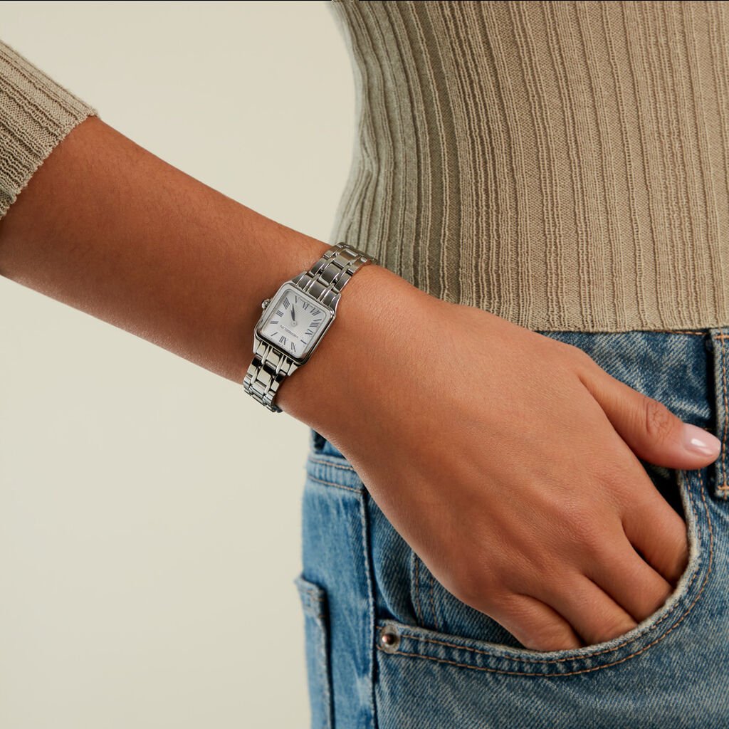 Montre Herbelin Luna Argent&eacute; - Montres Femme | Histoire d&rsquo;Or