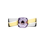 Bague Suzana Or Bicolore Amethyste - Bagues solitaires Femme | Histoire d&rsquo;Or