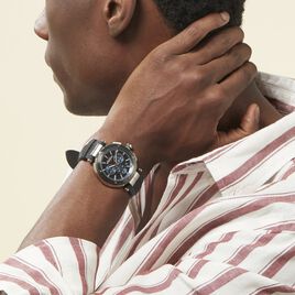 Montre Michel Herbelin Newport Noir Et Bleu - Montres Homme | Histoire d’Or