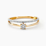 Solitaire Accompagne Marjani Or Jaune Diamant - Bagues solitaires Femme | Histoire d&rsquo;Or