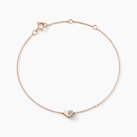 Bracelet Emilia Or Rose Diamant - Bracelets Femme | Histoire d’Or