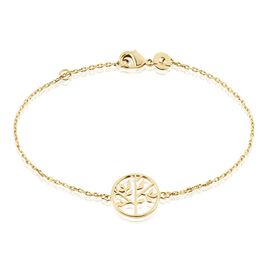 Bracelet Plaque Or Jaune Galvina - Bracelets fantaisie Femme | Histoire d’Or