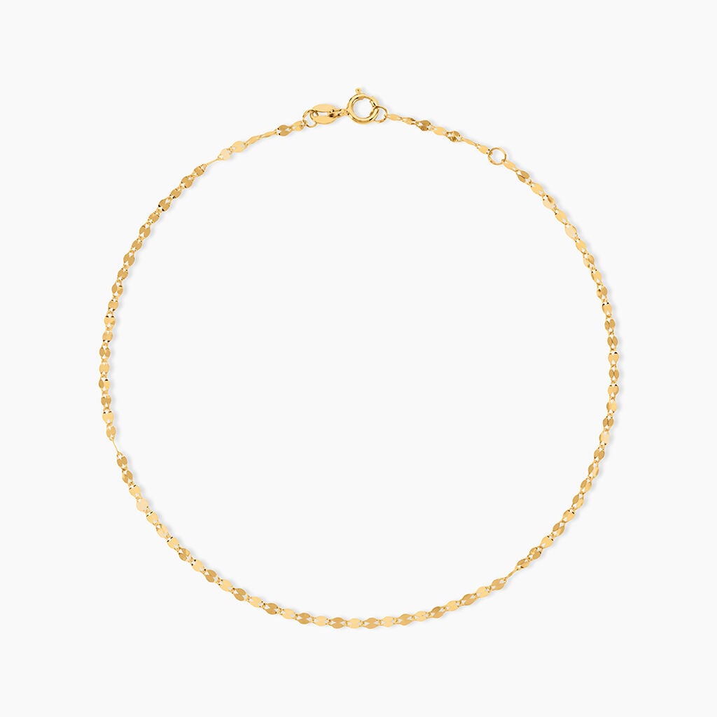 Cha&icirc;ne de Cheville Lyudmila Or Jaune  - Cha&icirc;nes de cheville Femme | Histoire d&rsquo;Or