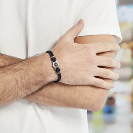 Bracelet Paulette Acier Blanc - Bracelets cordon Homme | Histoire d’Or