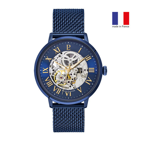 Montre Pierre Lannier Collection Automatic Bleu - Montres Homme | Histoire d’Or