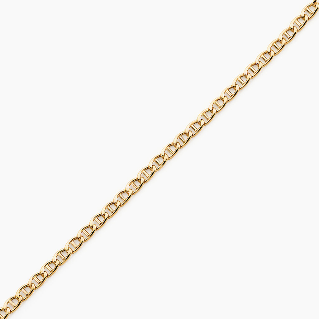 Bracelet Eunice Or Jaune Maille Marine - Bracelets Communion Enfant | Histoire d&rsquo;Or