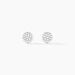 Boucles D'oreilles Puces Angeles Argent Blanc Oxyde De Zirconium - Boucles d'oreilles fantaisie Femme | Histoire d’Or