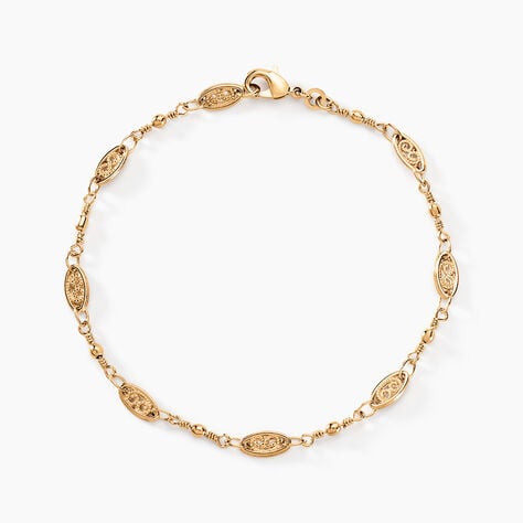 Bracelet Sara&iuml; Plaqu&eacute; Or Dor&eacute; - Bracelets Femme | Histoire d&rsquo;Or