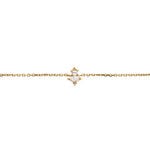 Bracelet &eacute;clat Perl&eacute; Plaqu&eacute; Or Oxyde De Zirconium - Bracelets Femme | Histoire d&rsquo;Or