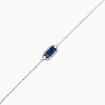 Bracelet Serafine Argent Blanc Lapis Lazuli Oxyde De Zirconium - Bracelets Femme | Histoire d&rsquo;Or