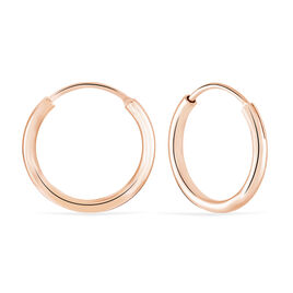 Créoles Argent Rose Olympia - Boucles d'oreilles créoles Femme | Histoire d’Or
