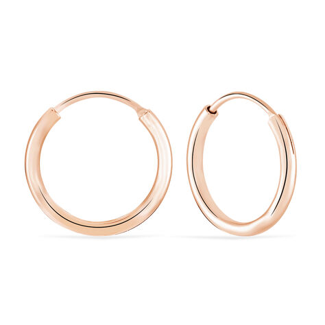 Créoles Argent Rose Olympia - Boucles d'oreilles créoles Femme | Histoire d’Or