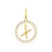 Pendentif Gabe Or Jaune Oxyde De Zirconium - Pendentifs Femme | Histoire d’Or
