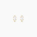 Boucles D'oreilles Puces Dudley Or Jaune Oxyde De Zirconium - Clous d'oreilles Femme | Histoire d’Or
