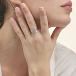 Bague Ocean Or Blanc Diamant - Bagues avec pierre Femme | Histoire d&rsquo;Or