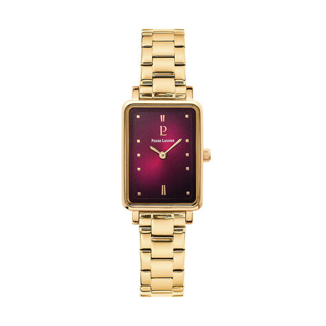Montre Pierre Lannier Ariane Bordeaux - Nouveautés Femme | Histoire d’Or