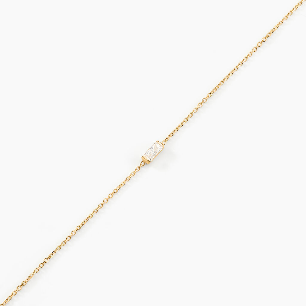 Bracelet Lawry Or Jaune Oxyde De Zirconium - Bracelets Femme | Histoire d&rsquo;Or