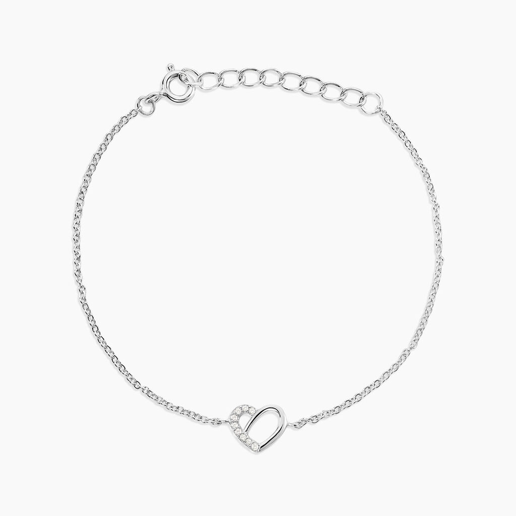 Bracelet Dorthea Argent Blanc Oxyde De Zirconium - F&ecirc;te des m&egrave;res Femme | Histoire d&rsquo;Or