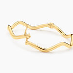Bracelet Jonc Jennie Ondule Or Jaune - Bracelets joncs Femme | Histoire d&rsquo;Or