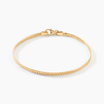 Bracelet Or Jaune Izel Maille Anglaise - Bracelets cha&icirc;ne Femme | Histoire d&rsquo;Or