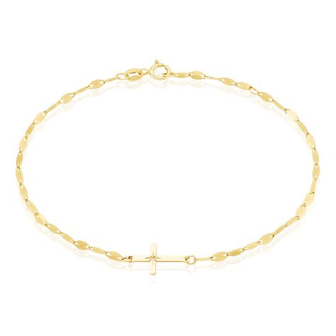 Bracelet Chrysanthos Or Jaune - Pendentifs Baptême Famille | Histoire d’Or
